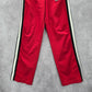 Gap Kids Red Jogger Track Athletic Pants Straight Pull On Stripe Youth Large