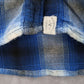 American Eagle Outfitters Flannel Plaid Long Sleeve Button Boyfriend Fit Small