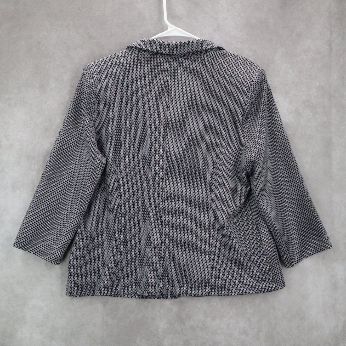 NYCC Blue Retro Classic Business Coat Notch Jacket Preppy Classic Blazer L Large