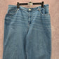 No Boundaries Blue Straight Tapered Leg Denim Pants Wide Plus Jeans 17