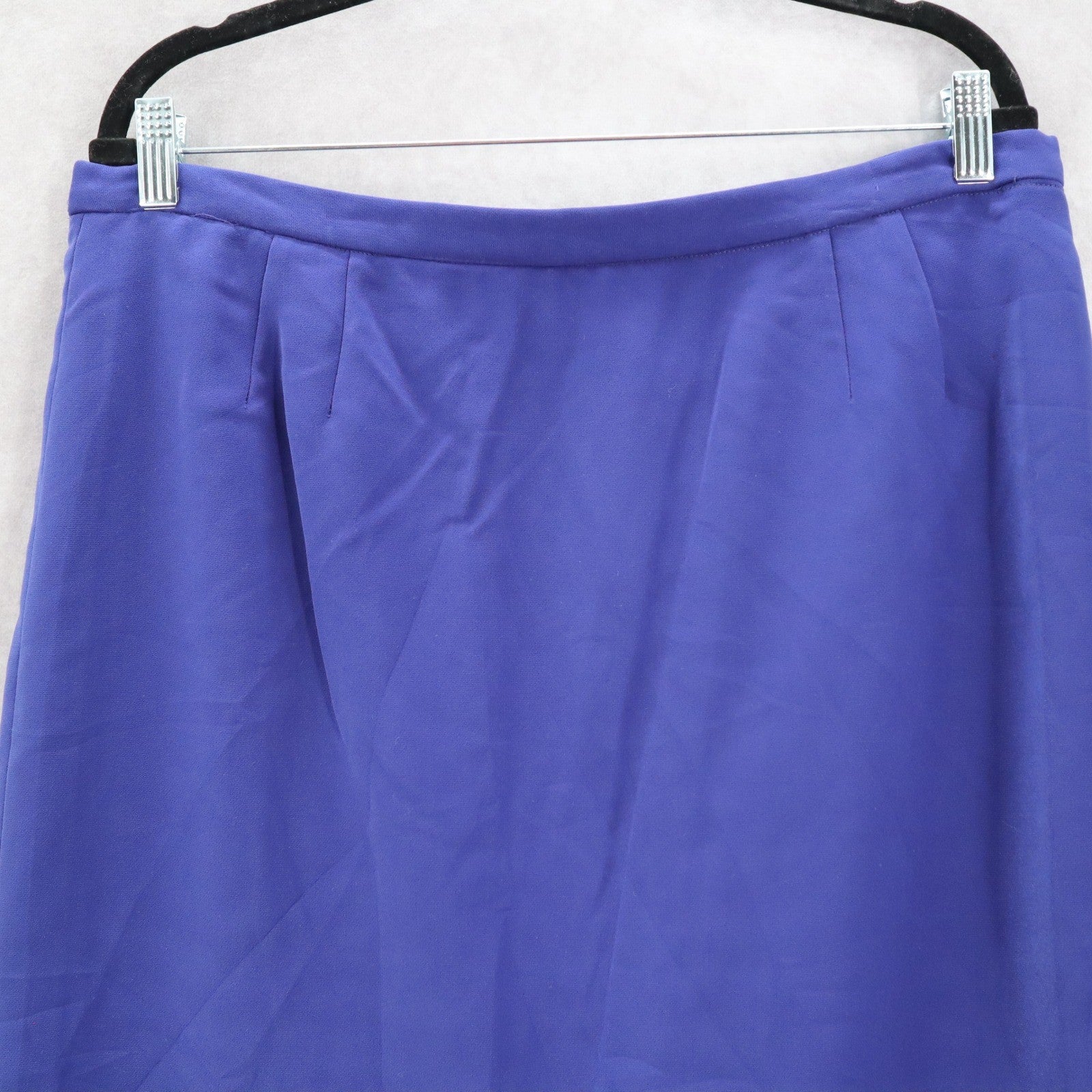 Collection for Le Suit Purple Secretary Knee Length Formal Pencil Skirt Plus 18