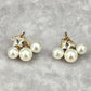 Gold Pearl Stud Star Drop Dangle Earrings Fashion Jewelry JB2-88