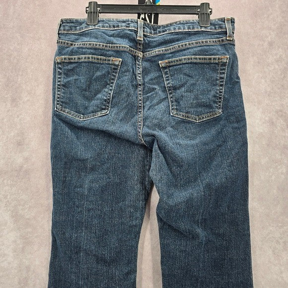 GAP Blue Stretch Flare Straight Denim  Pants Jeans 16R