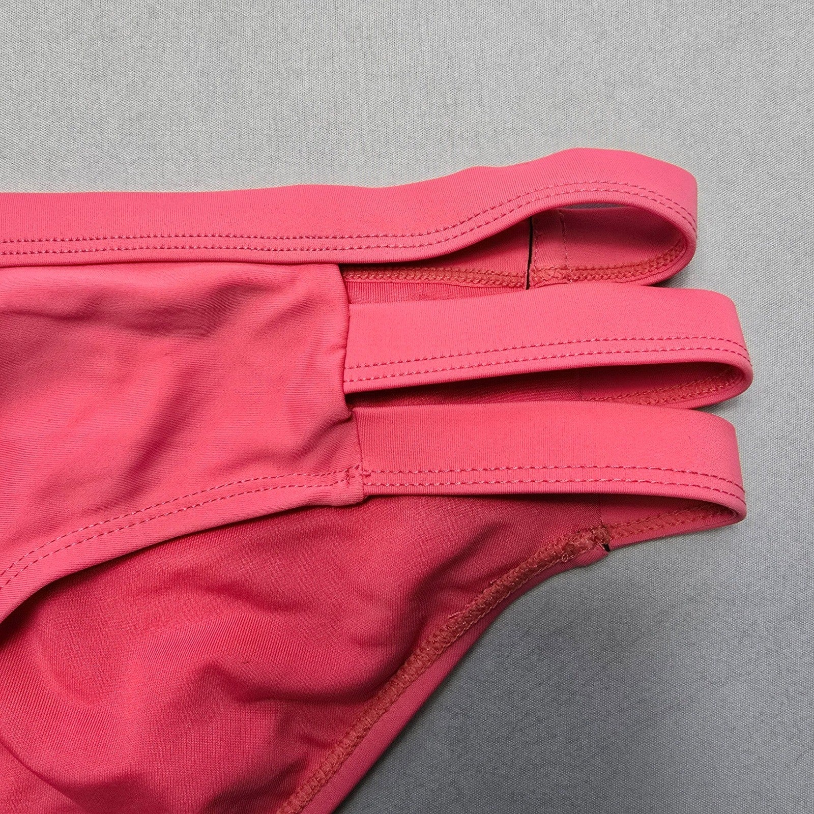 Express Pink Swim Beach Hipster Cheeky Flirty Boho Bikini Bottom L Large