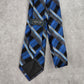 Arrow Blue Gray Black Plaid Tartan Stripe Executive 100% Silk Men's Neck Tie