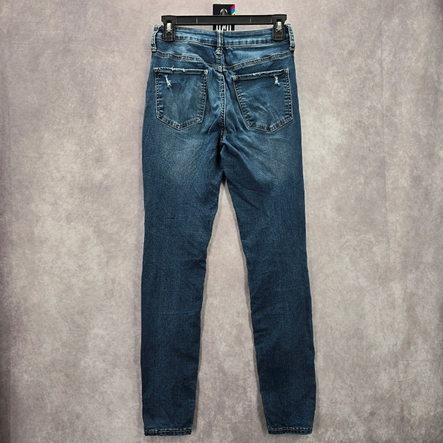 So Distressed Ultimate High Rise Denim Jeggings Blue Pants Jeans Skinny 3