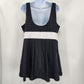 Shein Black White Tankini Swimwear Swim Suit Bathing Padded Bra Top Plus XXL