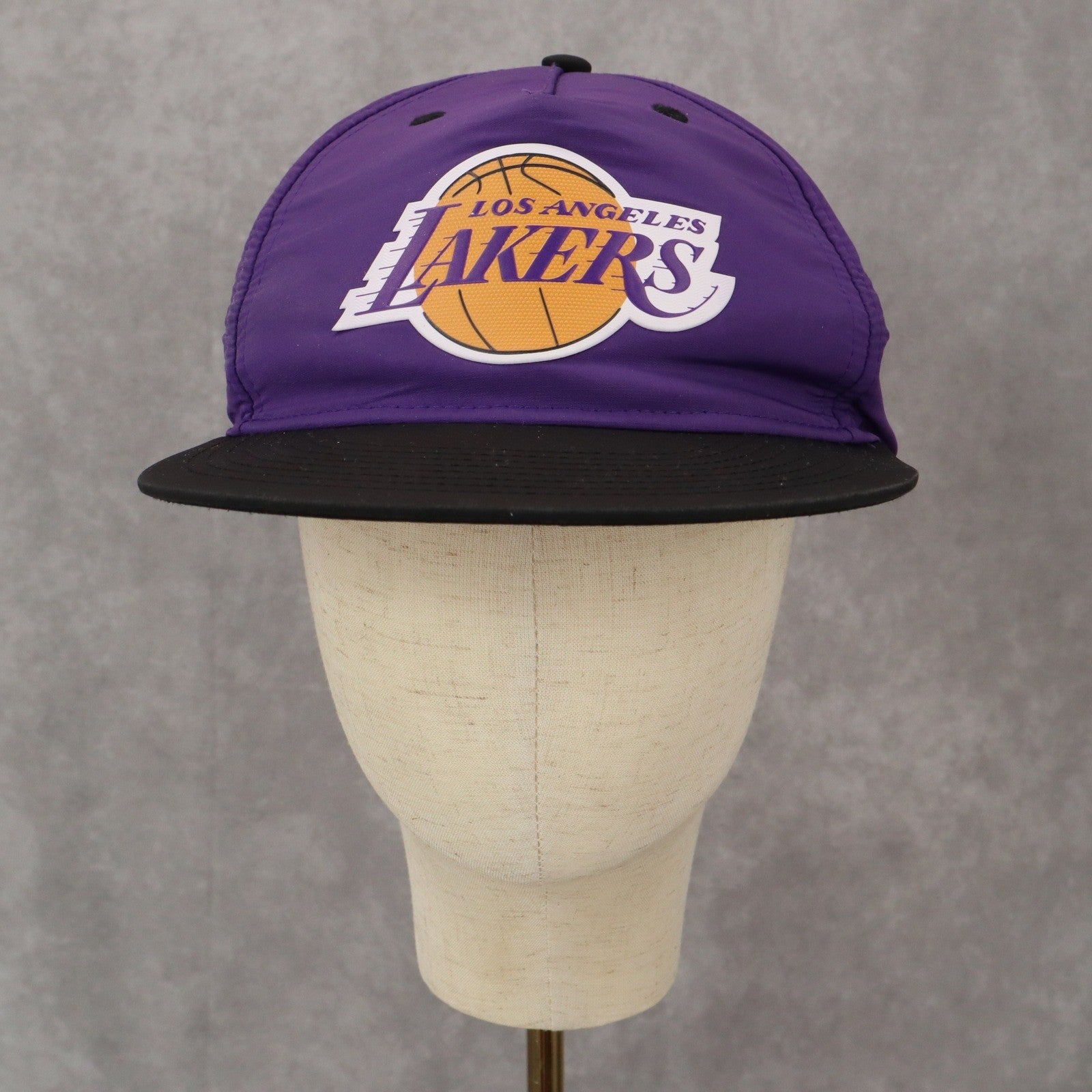 Ultra Game Purple Los Angles Lakers Flat Bill Snap Back Baseball Cap Hat