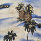 Campia Moda Beach Palm Tropical Surf Island Vintage Relax Hawaiian Shirt L
