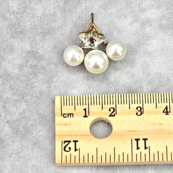 Gold Pearl Stud Star Drop Dangle Earrings Fashion Jewelry JB2-88