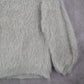 Easel Fuzzy Sweater Gray Shaggy Knit Pullover Cozy Grunge Y2K Softcore M Medium