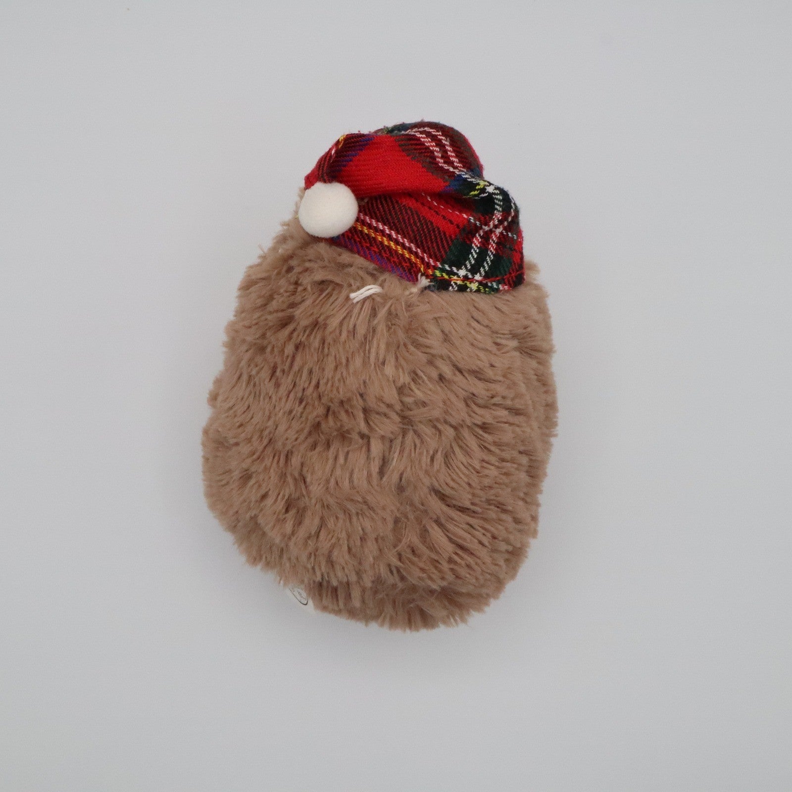 Bass Pro Shop Plush Hedgehog Stuffed Animal Toy Brown Tartan Hat 6" Gift Kids