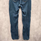 Rue21 Twentyone Black Blue Denim Pants Straight Stretch Skinny Jeans 13/14R