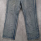 American Exchange Blue Mens Denim Faded Jeans Straight Leg Cotton VTG 36x30