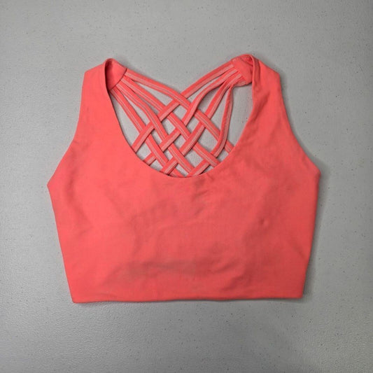 Daughters of Culture Bikini Top Orange Criss Cross Back Size XS
