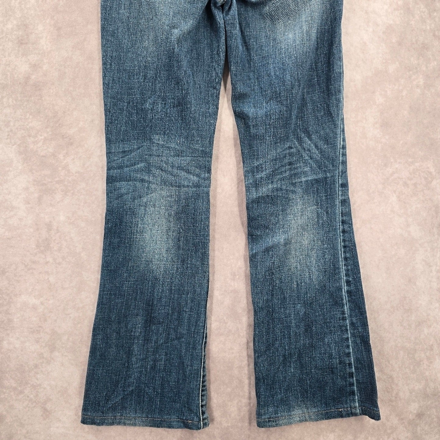 Apt. 9 Blue Bootcut Modern Fit Straight Flare Denim Jeans Pants 4