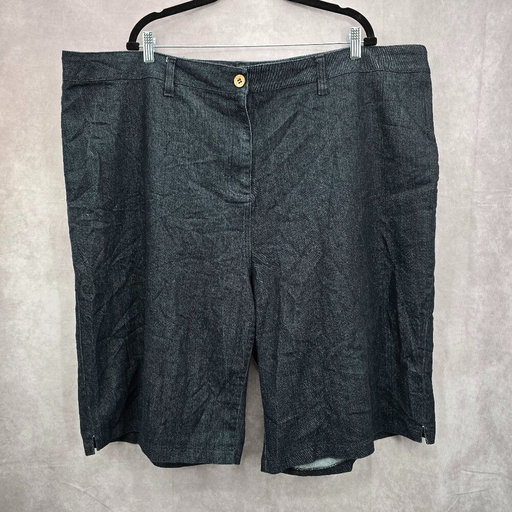 Gold Flava Dark Blue Cropped Knee Length Jeans Pants Size 3XL