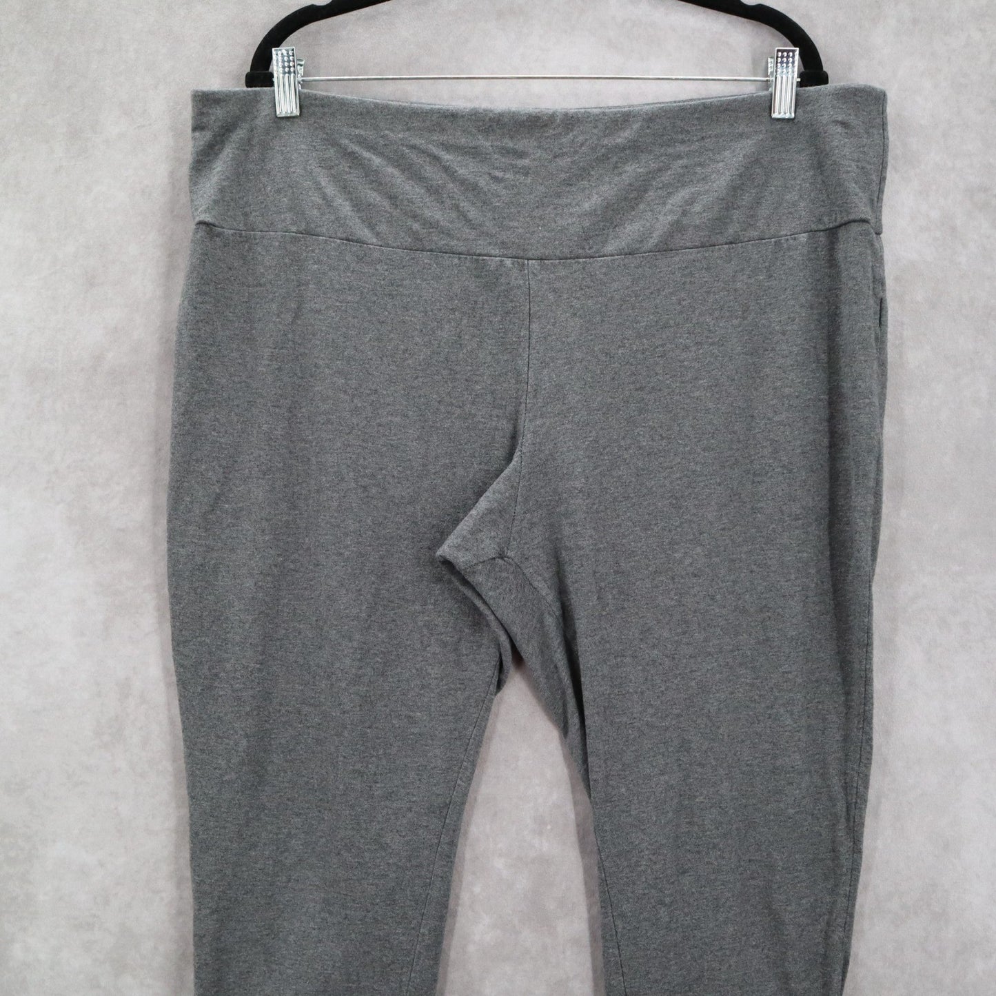 Terra & Sky Gray Stretch Skinny Leggings Pull On Pants Plus 20W 22W 2X