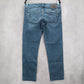 Candie's Blue Straight Leg Cotton Tapered Juniors Classic Denim Jeans 11