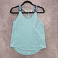 Nike Dri Fit Blue Racerback Athletic Active Sports Tank Top Small