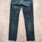American Eagle Outfitters Dark Blue Denim Straight Pants Skinny 30x30