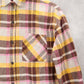 Wild Fable Yellow Flannel Plaid Long Sleeve Button Down Western Utility Shirt XS