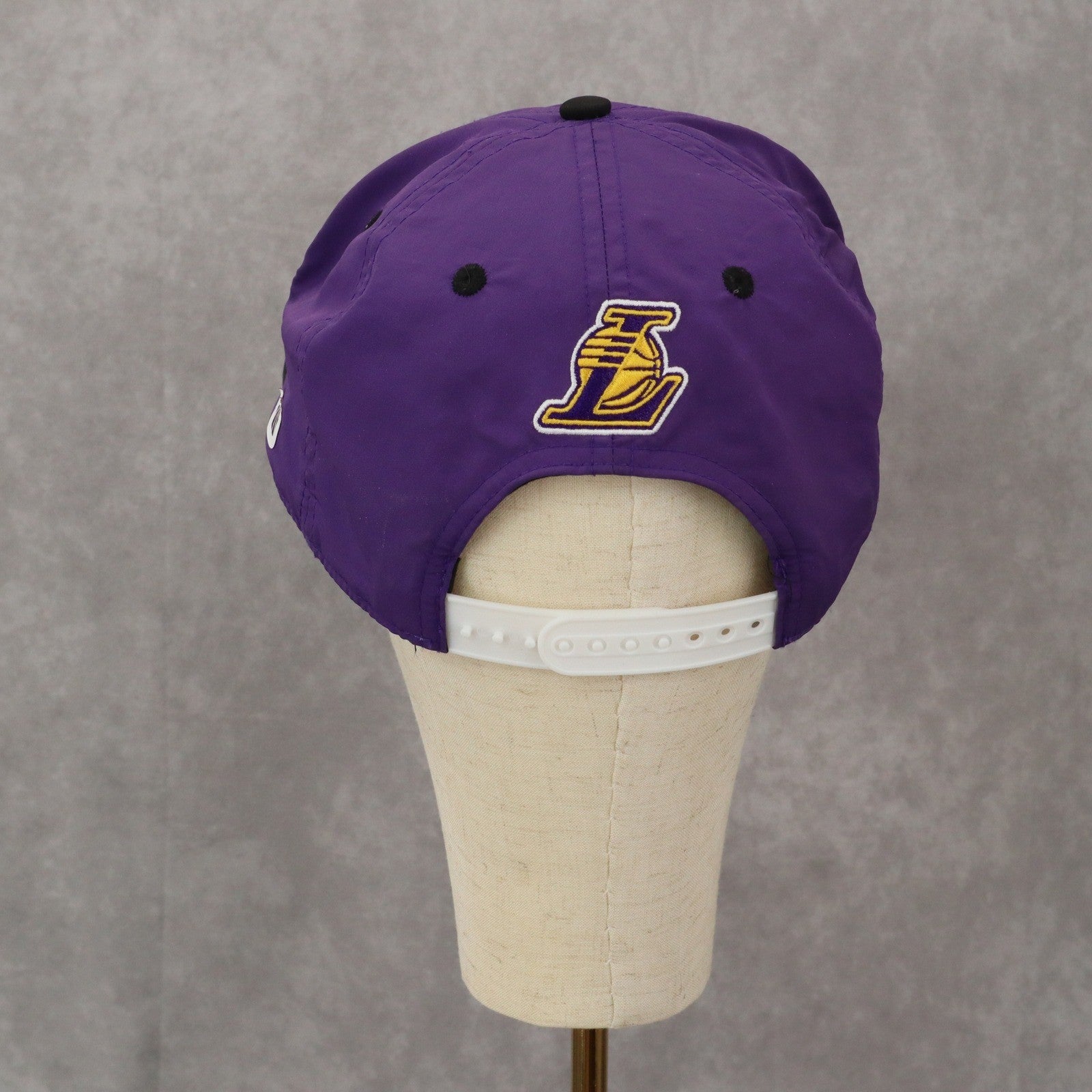 Ultra Game Purple Los Angles Lakers Flat Bill Snap Back Baseball Cap Hat