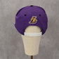 Ultra Game Purple Los Angles Lakers Flat Bill Snap Back Baseball Cap Hat