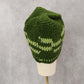 Green Cable Knit Y2K Vintage Hippy Cottage Boho Skater Bucket Beanie Cap Hat