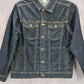 OshKosh B'gosh Blue Denim Cotton Span Button Jeans Jacket VTG Unisex Large L