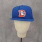 Nostalgia Co Mitchelle & Ness Blue Denver Broncos VTG Snapback Baseball Cap Hat