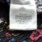 Almost Famous Black Smock Cropped Off Shoulder Y2K Blouse Top Shirt Small