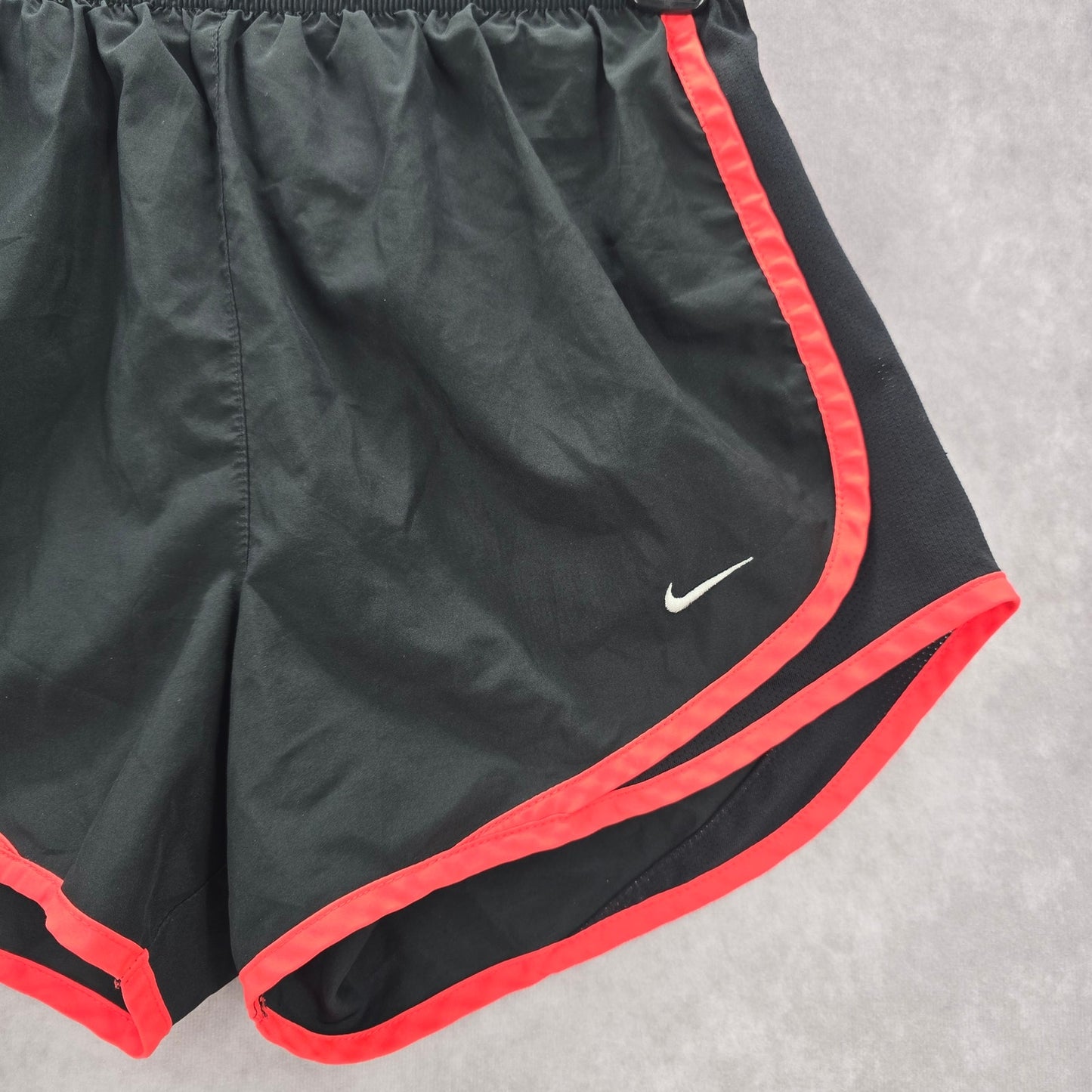 Nike Black Pink Stripe Pull On Athletic Active Running Pants Shorts Small