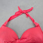 Mossimo Pink Halter Active Bra Beach Bikini Bralette Swim Top S Small