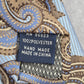 Giorgio Brutini Collezione Brown Blue Floral Paisley Stripe Men's Neck Tie