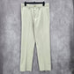 Haggar Cool 18 Pro Khaki Tailored Straight Dress Pants Trouser Golf Mens 32x30