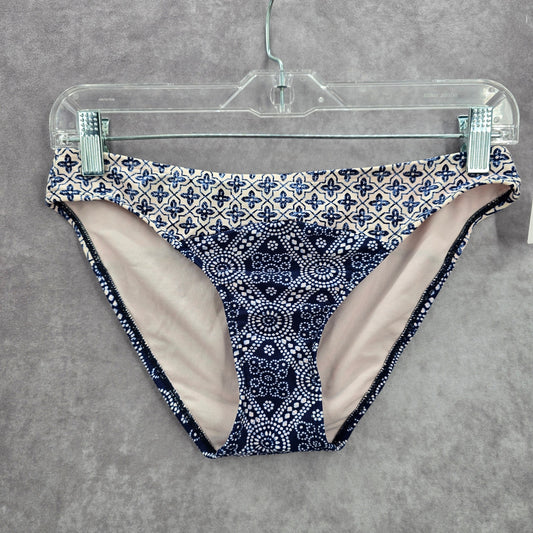 True Craft Blue Floral Bikini Cheeky Bottom Swimwear Medium