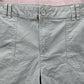 Lee Gray Mid Rise Regular Fit Flat Front Bermuda Bottoms Pants Shorts Plus 16