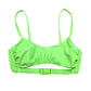 Xhilaration Green Snap Clip Padded Adjustable Strap Bikini Top Swimwear Small