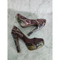 Cosmopolitan Animal Print Platform High Heel Shoes 7M