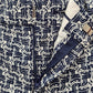 Banana Republic Navy Blue Avery Link Pattern Dress Executive Office Pants 8P