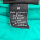 Apt 9 Green Mini Ruffle Stretch Ruched Skort Swimwear Plus 16