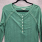 Liz Lange Maternity Green Long Sleeve Pullover Top Sweater Large