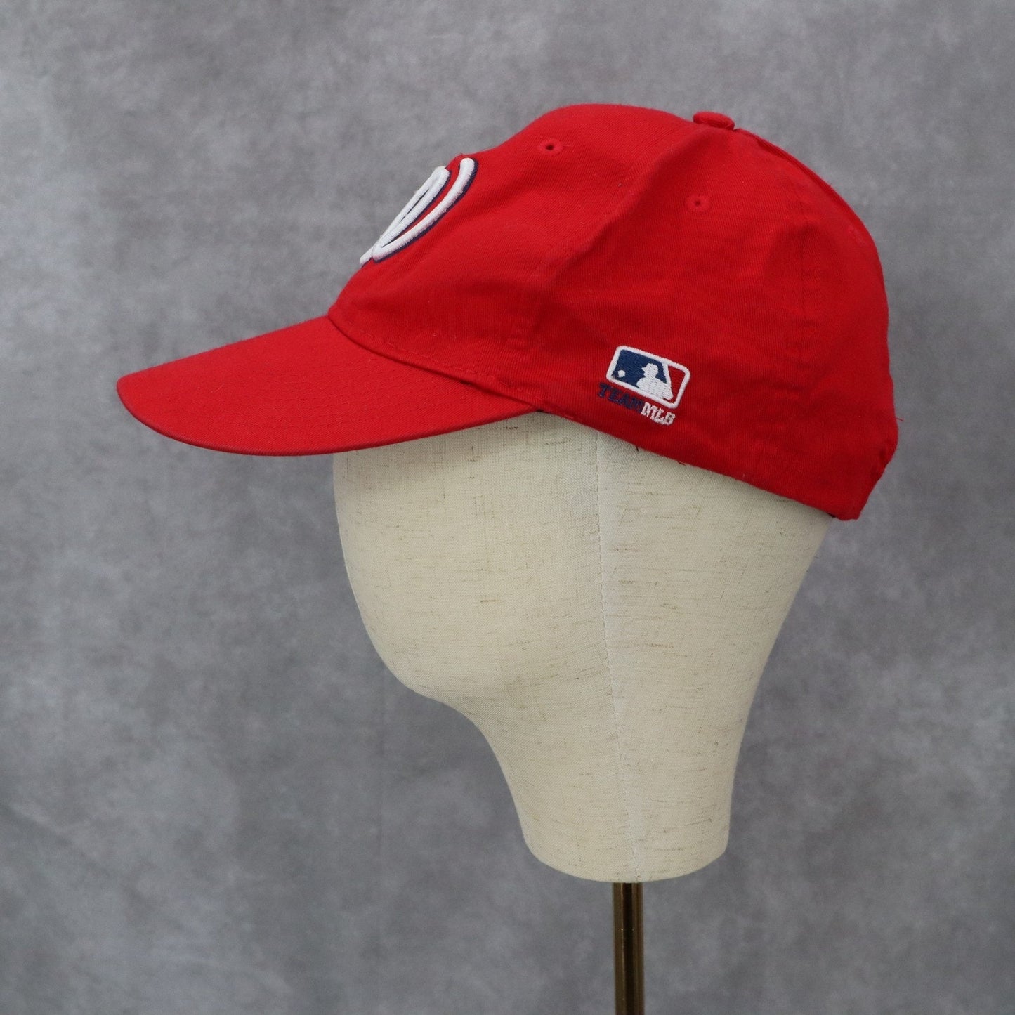 Washington Nationals Red Adjustable Team MLB Athletic OSFM Baseball Cap Hat