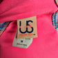 Urban Sea Pink Print Padded Crisscross String Tie Bikini Top Swimwear Medium