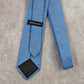Jones New York Blue Silver Geometric Stripe 100% Polyester Men's Neck Tie NWOT