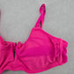 No Boundaries Pink Stripe Padded Bra Bikini Bralette Swim Top S Small