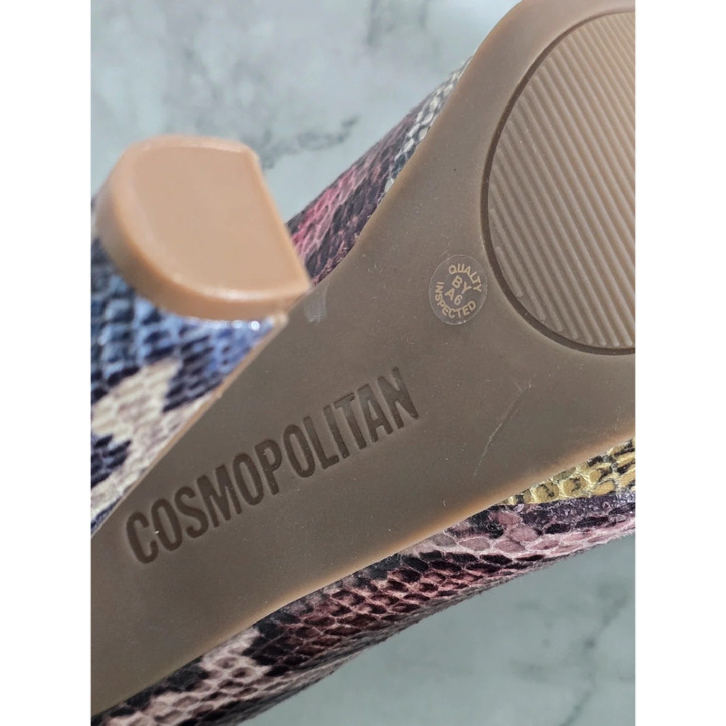 Cosmopolitan Animal Print Platform High Heel Shoes 7M