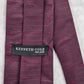 Kenneth Cole New York Burgundy Maroon Stripe Geometric Silk Men's Neck Tie NWOT