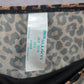 Asos Brown Animal Print Bikini Bottom Swimwear 4 Small